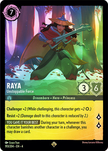 Raya - Unstoppable Force