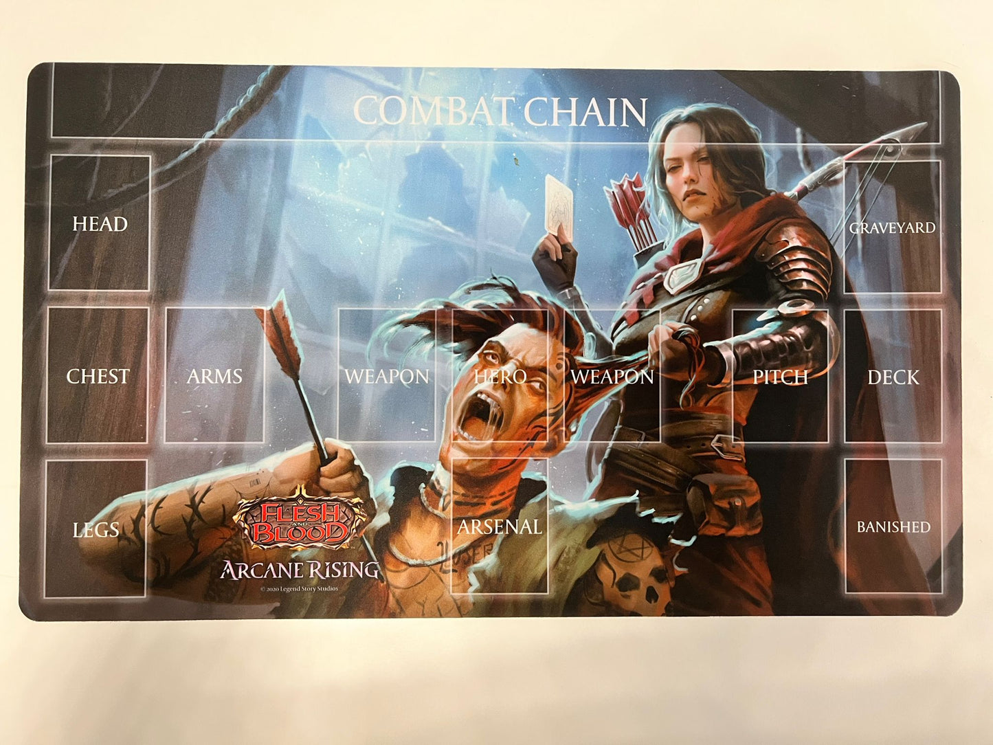 Red In The Ledger Playmat