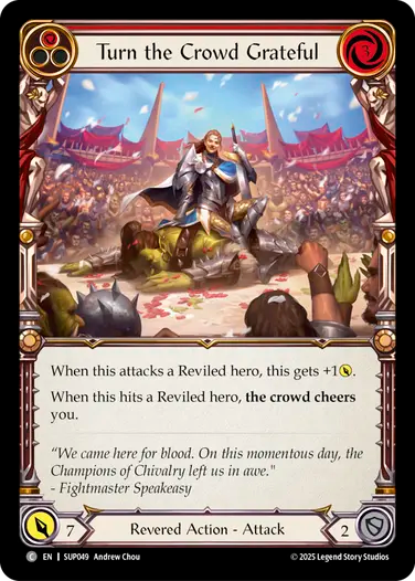 [RF]Turn the Crowd Grateful (Red)