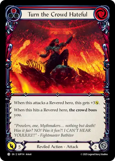 Turn the Crowd Hateful (Red)