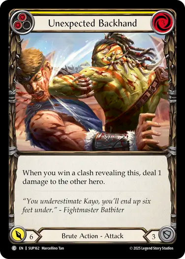 [RF]Unexpected Backhand (Yellow)