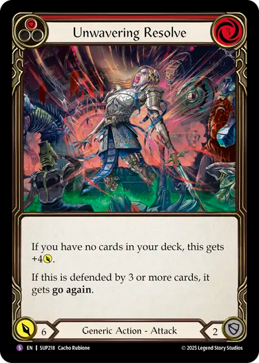 Unwavering Resolve