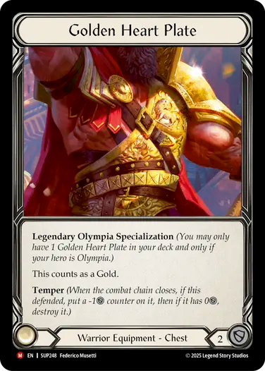 [CF]Golden Heart Plate (Marvel)