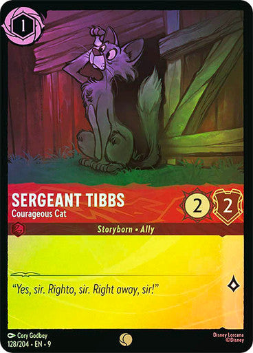 Sergeant Tibbs - Courageous Cat