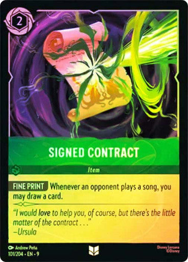 [CF]Signed Contract