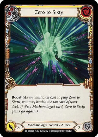 [RF]Zero to Sixty (Yellow)