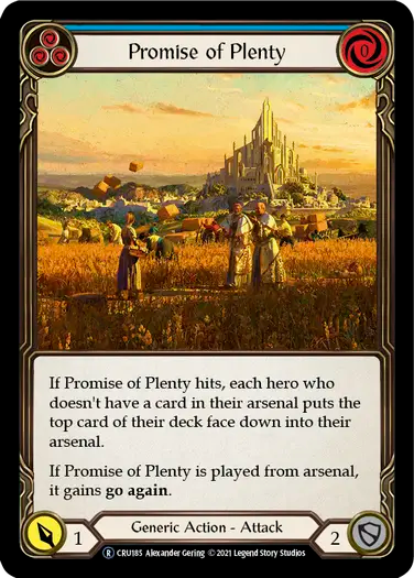 Promise of Plenty (Blue)