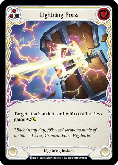 [RF]Lightning Press (Yellow)