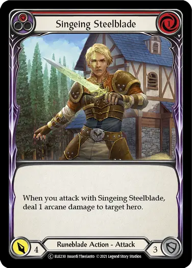 Singeing Steelblade (Red)