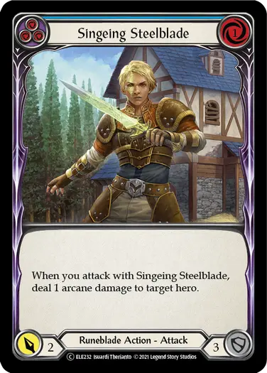 [RF]Singeing Steelblade (Blue)